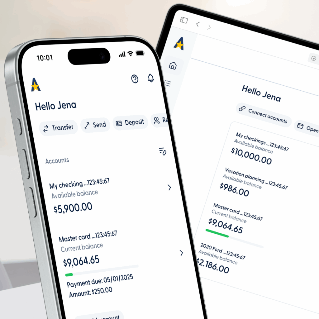 New & improved online banking experience